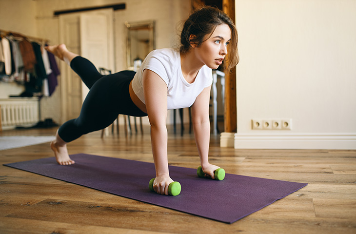 Ejercicio pectorales para hacer en casa