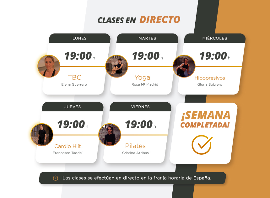 Programación semanal