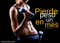 Pierde peso en un mes